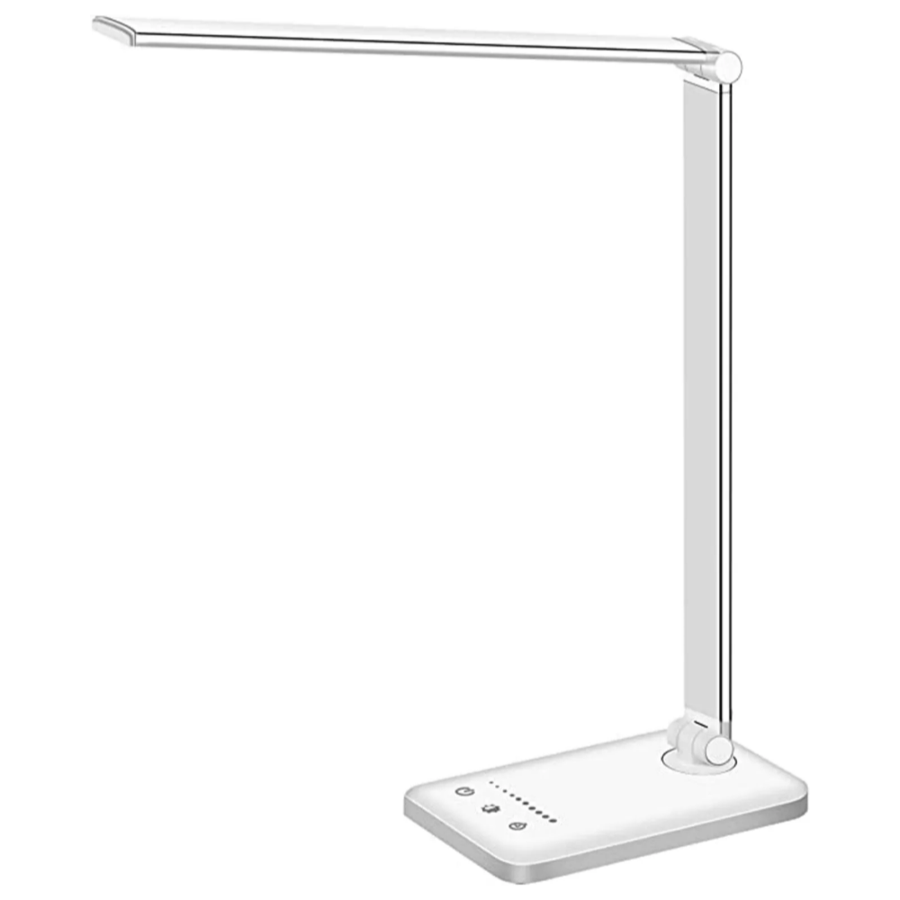 Modern Állítható LED Asztali Lámpa USB-Töltővel - BrightEase