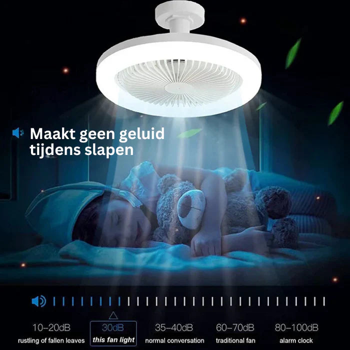 Mennyezeti Ventilátor Fénnyel - CoolLight