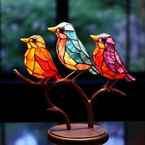 Színes Üvegmadarak Stílusos Lakberendezéshez - ChicGlass Birds