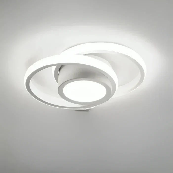 Modern LED Mennyezeti Lámpa Kettős Gyűrűs Dizájnnal – Twilight Rings