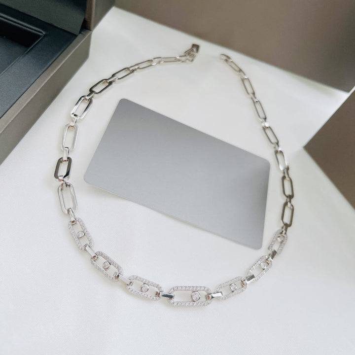 Diamant Fusion | Multi-Gyémánt Gyűrű Choker Nyaklánc