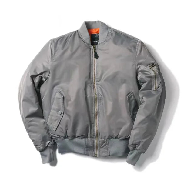 Unisex prémium bomber dzseki cipzárral - Alex