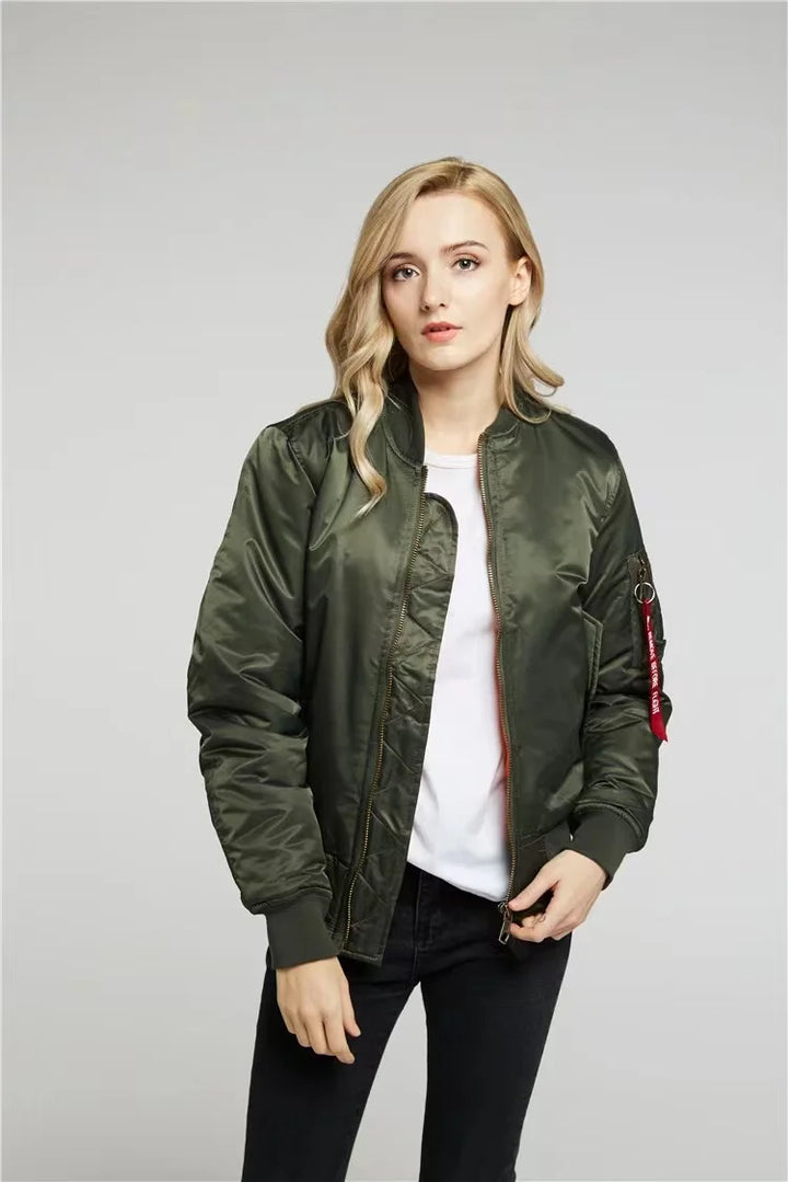 Unisex prémium bomber dzseki cipzárral - Alex