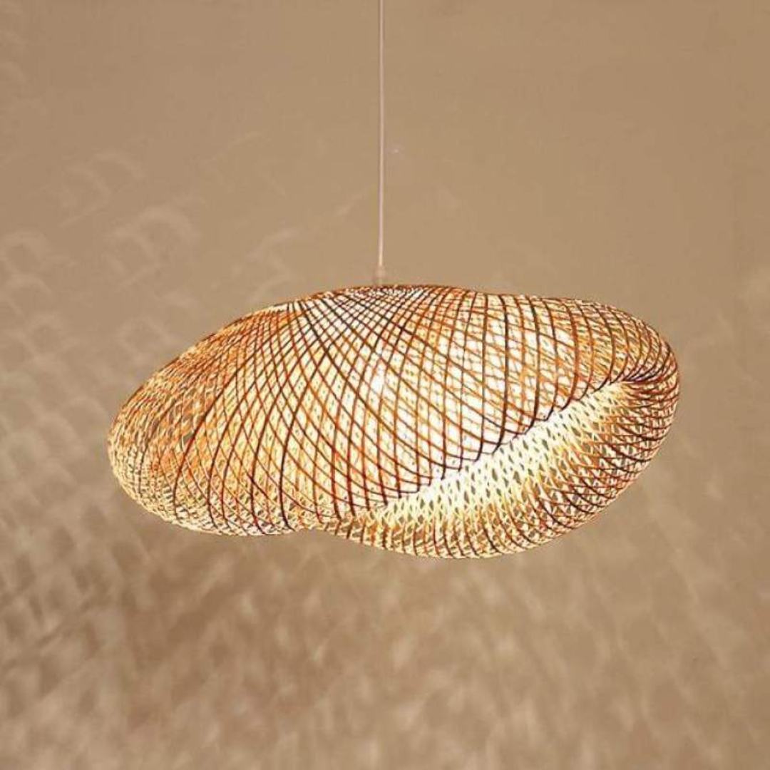 Design LED Függőlámpa Bambusz Gömbökkel – EcoSphere