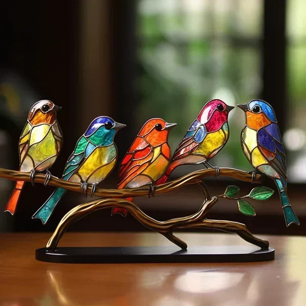 Színes Üvegmadarak Stílusos Lakberendezéshez - ChicGlass Birds